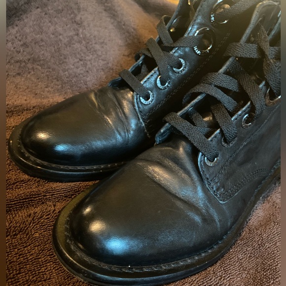 ZADIG & VOLTAIRE LAUREEN BLACK LEATHER BOOTS SZ 36 - Picture 2 of 14